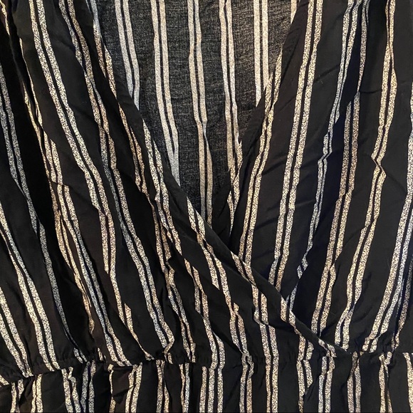 Black and White Striped Romper - Picture 2 of 5